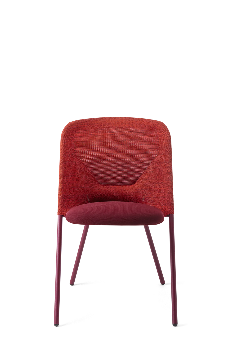 Shift Dining Chair Bright Red front side